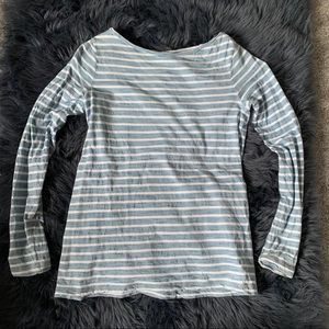 Striped Long Sleeve Banana Republic Top